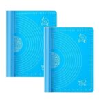 VGT Reusable Silicon Roti Mat - Pack of 2 | Pastry Fondant Dough Chapati Rolling Mat for Roti Baking Mat, 50 x 40 cm Roti Making Sheet
