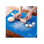 Tot2hom Reusable Non-Stick Silicon Roti Mat | Pastry Fondant Dough Roti Chapati Rolling Baking Sheet Mat with Measurements 50 x 40 cm