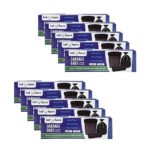 Tot2hom Large Size Garbage Bags Black 25 x 30 Inches – Pack of 10 Rolls - 150 Bags | with Tie-String | Strong Leak-Proof Dustbin Covers for Home, Kitchen, Restaurants, hospitals, office