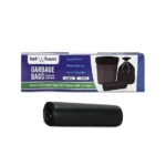 Tot2Hom Large Black Garbage Bags 25×30 in – 30 Bags Roll ( Pack of 2 )