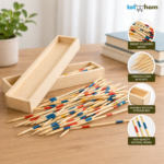 Premium Wooden Pick Up Sticks Game (Mikado) – 30 Pieces Strategy Game for Kids & Family - Image 2