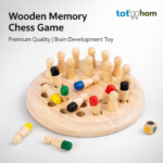 Premium Wooden Memory Chess Game for Kids | Brain Development Toy