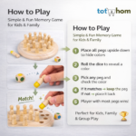 Premium Wooden Memory Chess Game for Kids | Brain Development Toy - Image 3