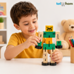 Premium Wooden Robot Toy for Kids – Adjustable Creative Play Toy - Image 4