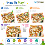 Tot2hom Magnetic Color & Number Maze | Montessori Wooden Learning Toy for Curious Young Minds - Image 3